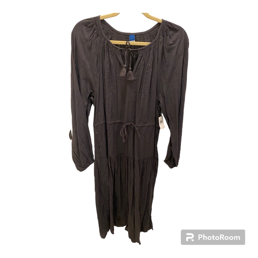 Old Navy, charcoal grey midi dress. Size Large. New with tags.